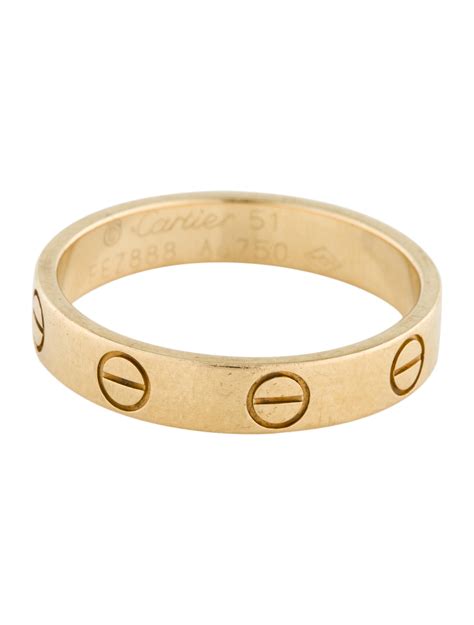 authentic cartier love ring.